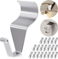 No-Hole Needed Vinyl Siding Hooks, Hanging Clips outside Wall Wreath Light Decor Hanger (15 Pack)