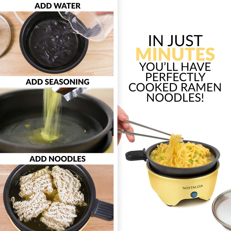 Mymini Personal Electric Skillet & Rapid Noodle Maker