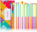Eye Makeup Brushes 16Pcs Colorful Eyeshadow Makeup Brush Set Professtional Eyeshadow Brushes with Soft Synthetic Hairs & Real Wood Handle for Eyeshadow, Eyebrow, Eyeliner, Blending