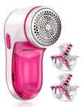 Cordless Fabric Shaver, Rechargeable , Electric Lint Shaver Sweater Defuzzer with 2 Replaceable Stainless Steel Blades, Remove Clothes Fuzz, Pills, Bobbles