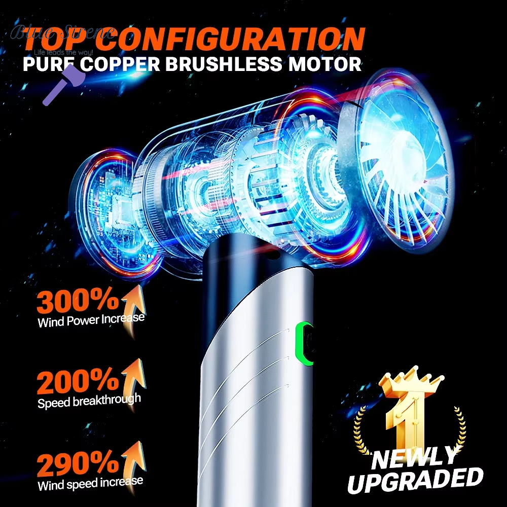 SZUK NEW Foldable Car Vacuum Cleaner Portable Handheld Mini Vacuum Cleaner Strong Suction Cleaning Machine Car Wireless Cleaner