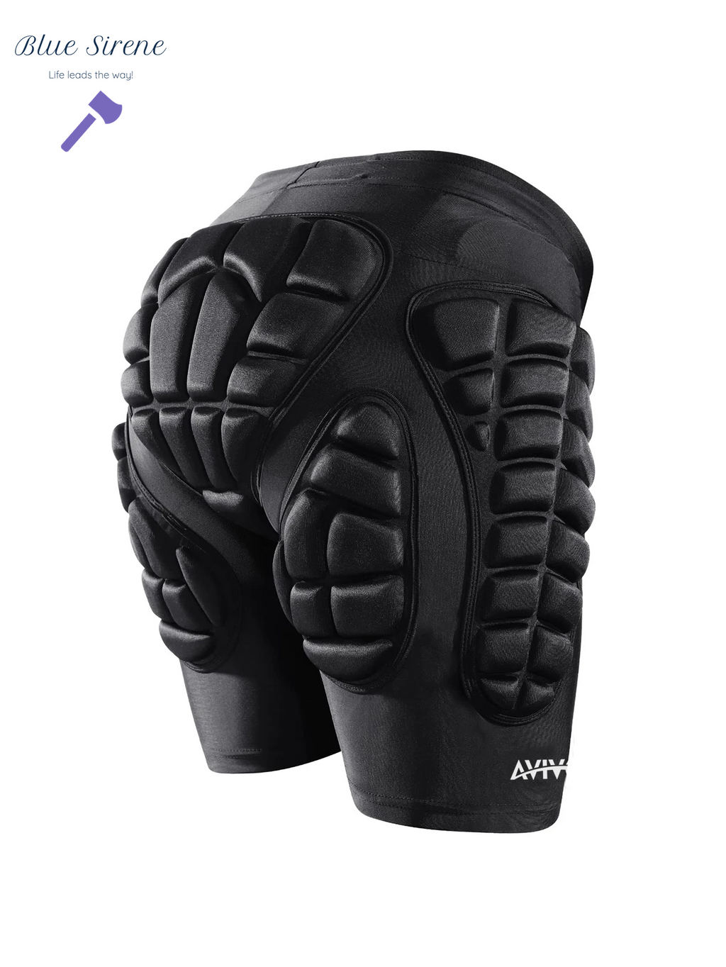 AVIVOR Protective Padded Shorts for Snowboard,Skate and Ski,3D Protection for Hip,Butt and Tailbone