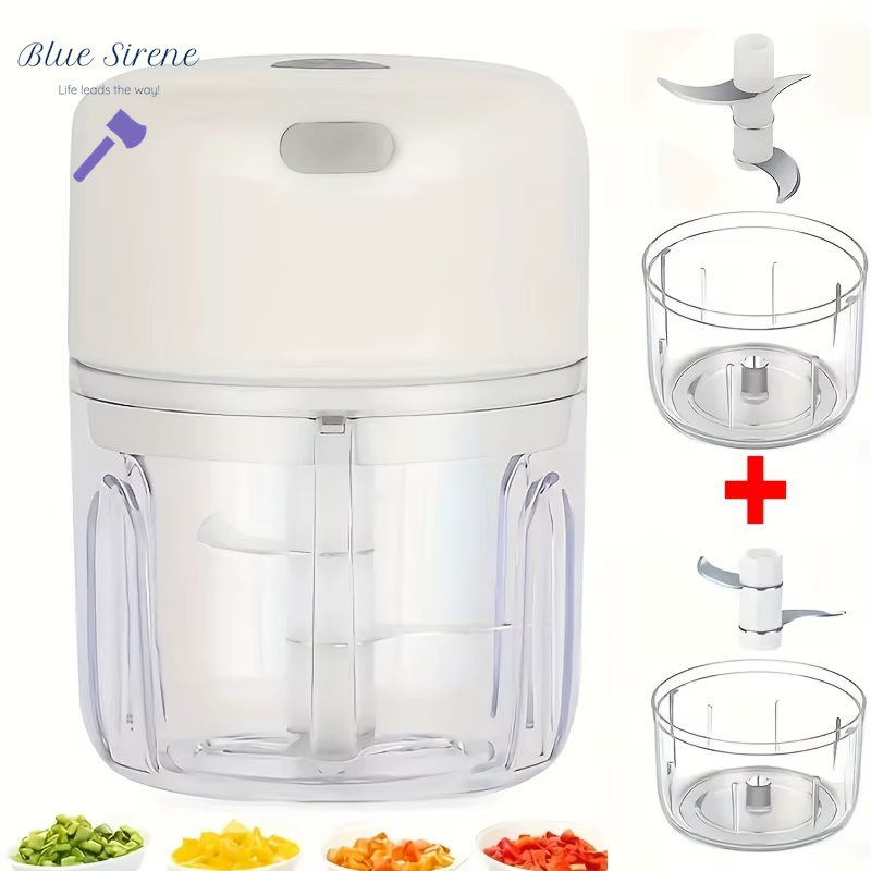 Electric Kitchen Food Chopper Mini Garlic Masher Crusher USB Portable Meat Grinder Vegetable Chopper for Kitchen Gadgets