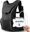 Drankful Adventure Pack | Part Running Vest, Part Hiking Backpack | Hybrid Hydration Pack for Mountain and Trail Running, Biking, Hiking | Ultra-Versatile Hydropack Running Backpack | Bladder Included